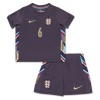 Officiële Voetbalshirt + Korte Broek Engeland Maguire 6 Uit EK 2024 - Kids